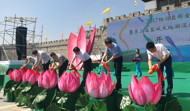 2017第三届盐城大纵湖湿地生态旅游节盛大开幕