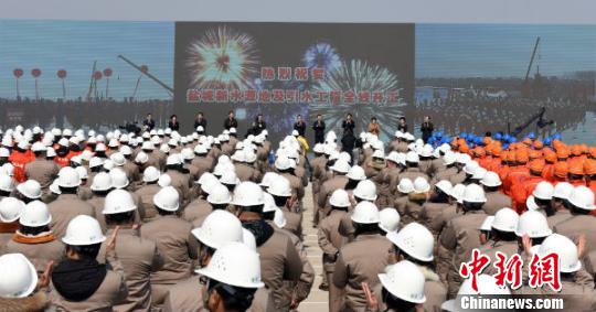 江苏盐城“百里引水工程”全线开工500万盐城市民告别“尾水之痛”