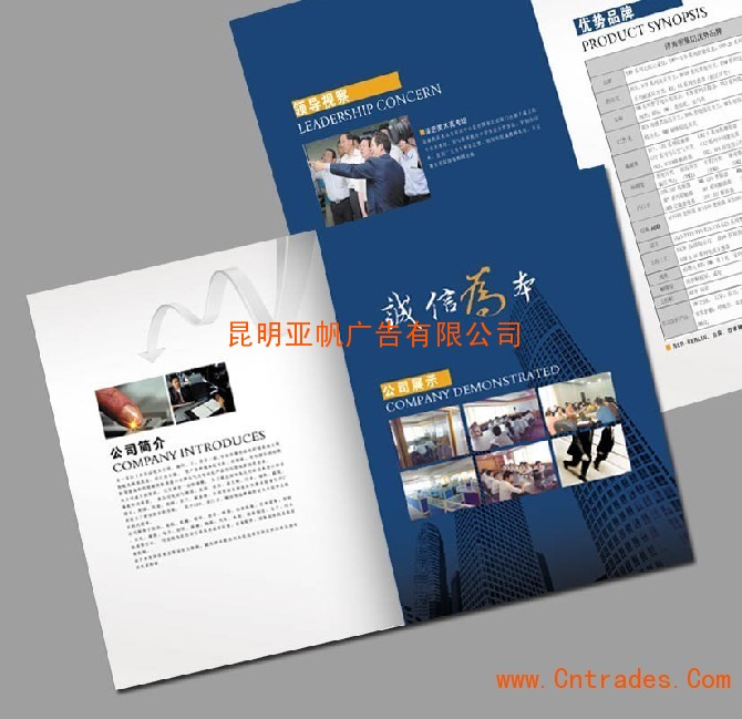 江苏盐城市纺织产品广告样本画册设计印刷制作加工